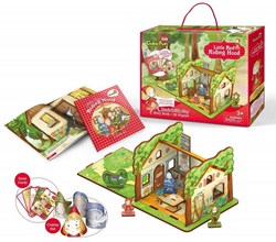 Cubic Fun 3D puzzel - Little Red Riding Hood - Schwierigkeit: 2/8 - 35 stukjes