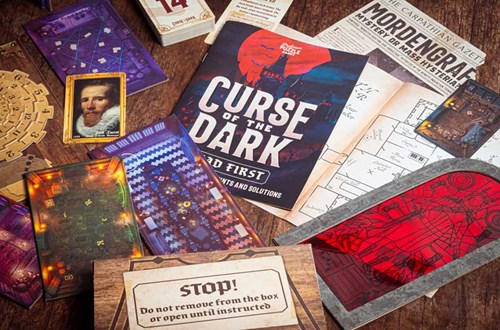 Jeu Escape Room Curse of the Dark - Jeu de société mystérieux à la maison-3