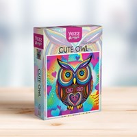 Yazz puzzel Cute Owl - legpuzzel 1023 stukjes multicolor-2