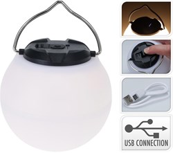 Redcliffs campinglamp rond USB-C oplaadbaar buitenverlichting