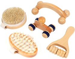 Stimove houten massage speelgoed set - sensorische stimulatie