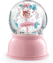 Djeco nachtlampje Ballerina - sneeuwbol glitterlamp voor kinderen