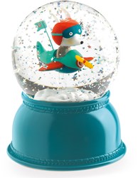 Djeco nachtlampje vliegtuig sneeuwbol LED kinderkamer cadeau