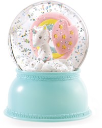 Djeco nachtlampje Unicorn - sneeuwbol glitterlamp kinderkamer