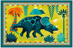 Djeco set de papeterie dino rock - kit d'écriture créatif pour enfants
