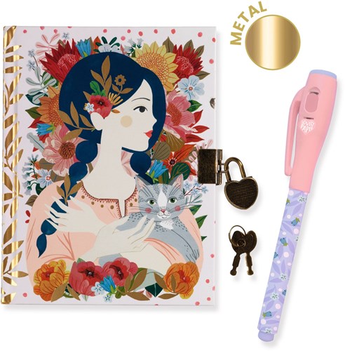 Djeco carnet Oana journal secret avec stylo magique - papier FSC
