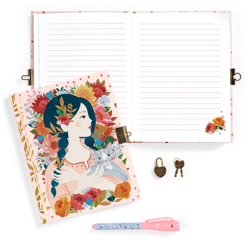 Djeco carnet Oana journal secret avec stylo magique - papier FSC-3