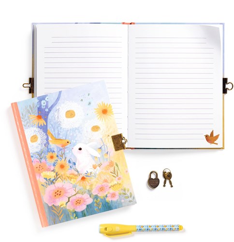 Djeco carnet secret Kendra stylo magique papier FSC Lovely Paper-3