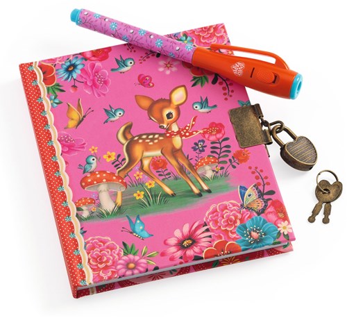 Djeco notitieboek Fiona geheim dagboek - magic pen - FSC MIX-2