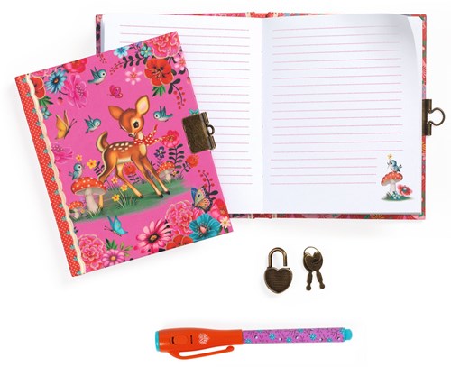 Djeco notitieboek Fiona geheim dagboek - magic pen - FSC MIX-3