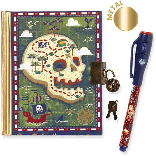 Djeco carnet Steve - journal secret avec stylo magique