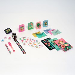 Djeco set d'écriture Marie mini - coffret de papeterie créatif pour enfants