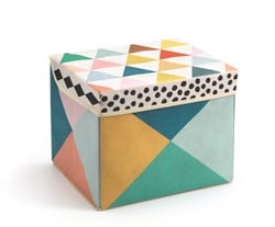 Djeco speeltent Seat toy box - Geometry