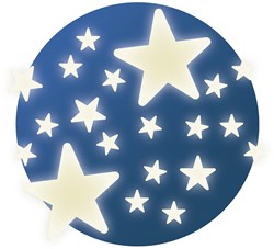 Djeco glow-in-the-dark sterren muurstickers - Stars decoratie
