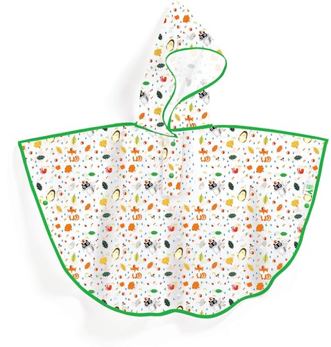 Djeco poncho de pluie Forest rain cape - S pour enfants