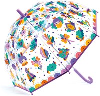 Djeco parapluie arc-en-ciel - parapluie enfant coloré au design kawaii