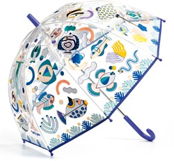Djeco parapluie Fishes - parapluie enfant poissons changeant de couleur
