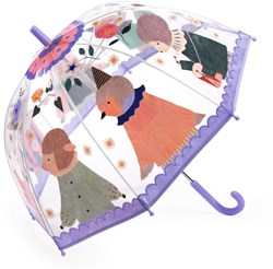 Djeco paraplu enfant animaux musicaux transparent accessoire pluie coloré