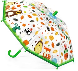 Djeco paraplu enfant Forest Friends - protection solide contre la pluie