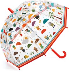 Djeco parapluie enfant Under the rain accessoire pluie transparent