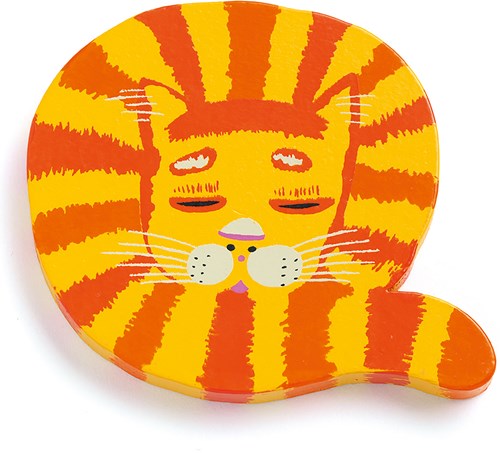 Djeco houten letter Q - dierenletter voor kinderkamer decoratie