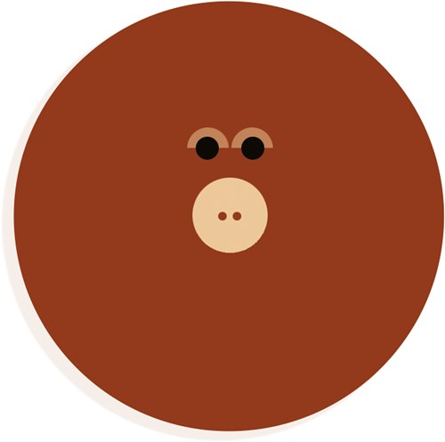 Djeco lettre en bois O - décoration chambre enfant animal graphique
