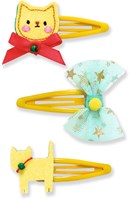 Djeco accessoires cheveux - barrettes colorées Mina lot de 3