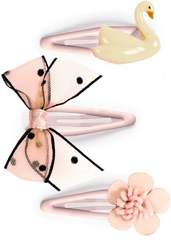 Djeco accessoires cheveux - barrettes colorées pour enfants 3 pièces