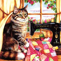 SunsOut puzzel Debbie Cook - The Seamstress - 1000 stukjes