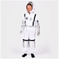 Den Goda Fen astronautenpak kostuum maat 116 voor kinderen 5-6 jaar