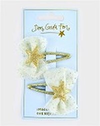 Den Goda Fen barrettes étoiles - accessoire enfant 5cm - lot de 2
