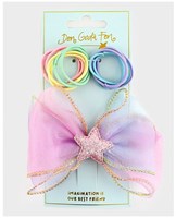 Den Goda Fen élastiques et barrettes à cheveux - set d’accessoires cheveux colorés jouet