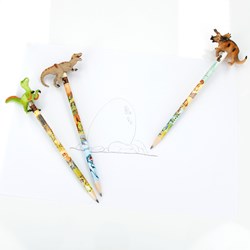 Depesche crayon dinosaure avec topper dinosaure - fournitures scolaires pour enfants