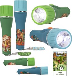Depesche Dino World lampe de poche avec minuterie - lampe LED enfant