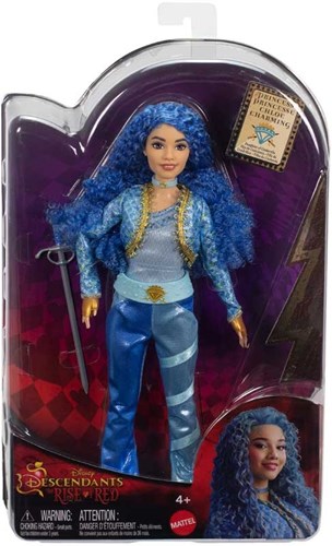 Mattel Disney pop Chloe Assepoester dochter Descendants 4 blauw
