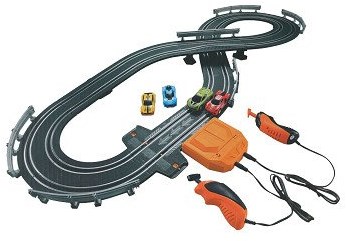 Autobaan speelset racebaan 30-delig met auto's en controllers speelgoed