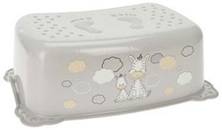 Opstap kruk karton multicolor 42x28x15cm stevig speelgoed