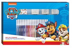 Paw Patrol 40 pièces set de coloriage avec tampon