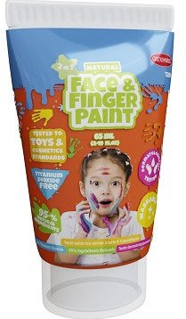 Gezicht- en vingerverf roze kinderverf 65ml veilig uitwasbaar