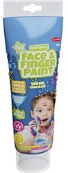 Gezicht- en vingerverf blauw kinderverf veilig wasbaar 100ml tube