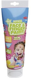 Gezicht- en vingerverf roze kinderverf tube 100ml veilig speelgoed