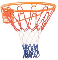 Hudora basketbalring metaal outdoor sport met netje voor kinderen