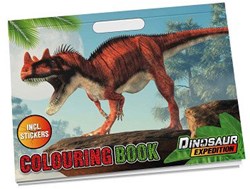 Creative Craft Group livre de coloriage dinosaures avec autocollants pour enfants
