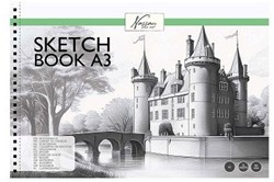 Creative Craft Group carnet de croquis A3 bloc de dessin 130 grammes multi couleurs