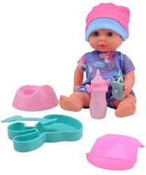 Baby Rose Baby Rose drink en plaspop 20 cm. 27710