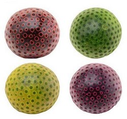 Johntoy balle anti-stress Neon Beads squeeze ball silicone multicolore