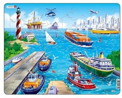 Legpuzzel haven karton 35 stukjes educatief kinderspeelgoed