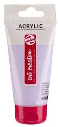 Acrylverf tube 75ml pastellila - creatieve schilderverf paars