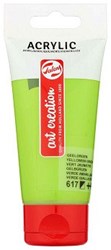 Acrylverf tube geelgroen 75ml schilderen creatief knutselen