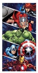 Avengers strandlaken 70x140cm - superhelden badhanddoek polyester